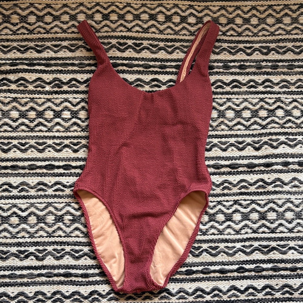 Claudia scrunchie one piece swimsuit by j. Crew